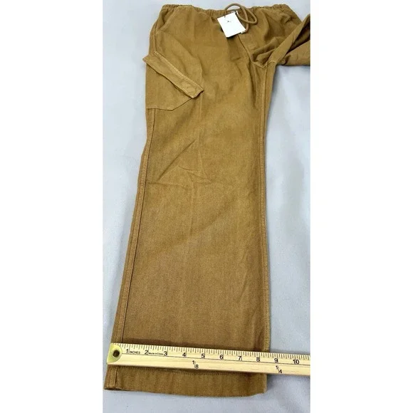 Nike Jordan Essentials Washed Chicago Pants FN6364-231‎ Brown Men's LARGE NWT
